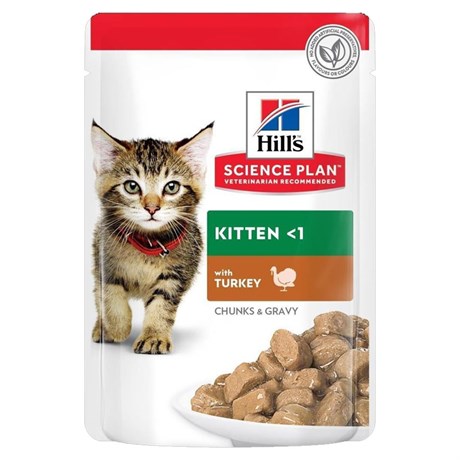 Hills Kitten Hindi Etli Yavru Kedi Konservesi 85 gr