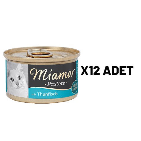 Mıamor Pastete Kedi Ton Balıklı 85 Gr X 12 Adet