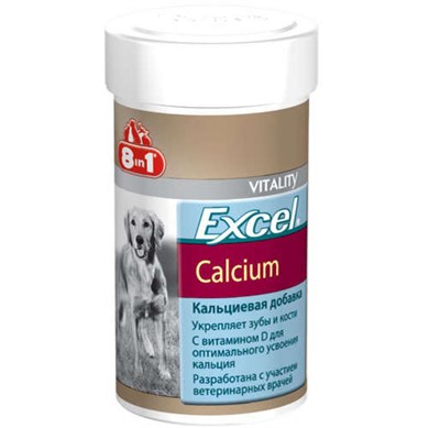 8in1 Excel Calcium Eklem Sağlığı Yavru ve Yetişkin Köpek Tableti (155 Tablet)