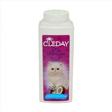 Cleday Dry Shampoo Cat Coconut Allontoin Toz Kedi Şampuanı 100g