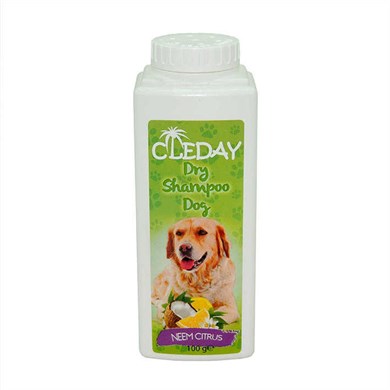Cleday Dry Shampoo Dog Neem Citrus - Toz Köpek Şampuanı 100g