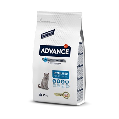 Advance Cat Sterilized Hindili Kısır Kedi Maması 1,5 kg