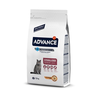 Advance Sterilized Kısırlaştırılmış Yaşlı Kedi Maması 1.5 Kg