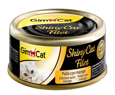 Gimcat Shinycat Fileto Kedi Maması -Tavuk Mango 70