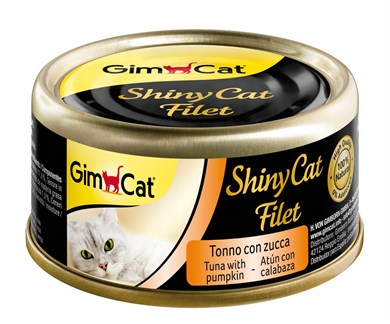 Gimcat Shinycat Fileto Kedi Maması -Tuna ve Bal Kabaklı 70 gr